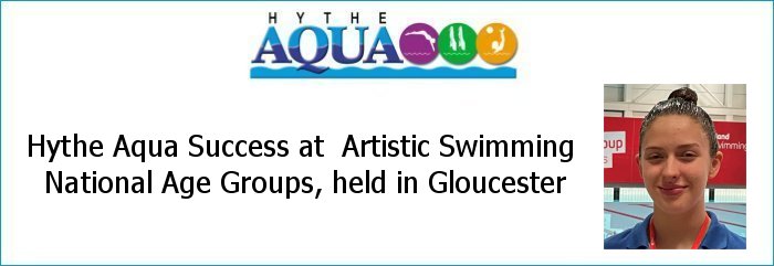 Hythe Aqua Success at  Artistic Swimming National Age Groups